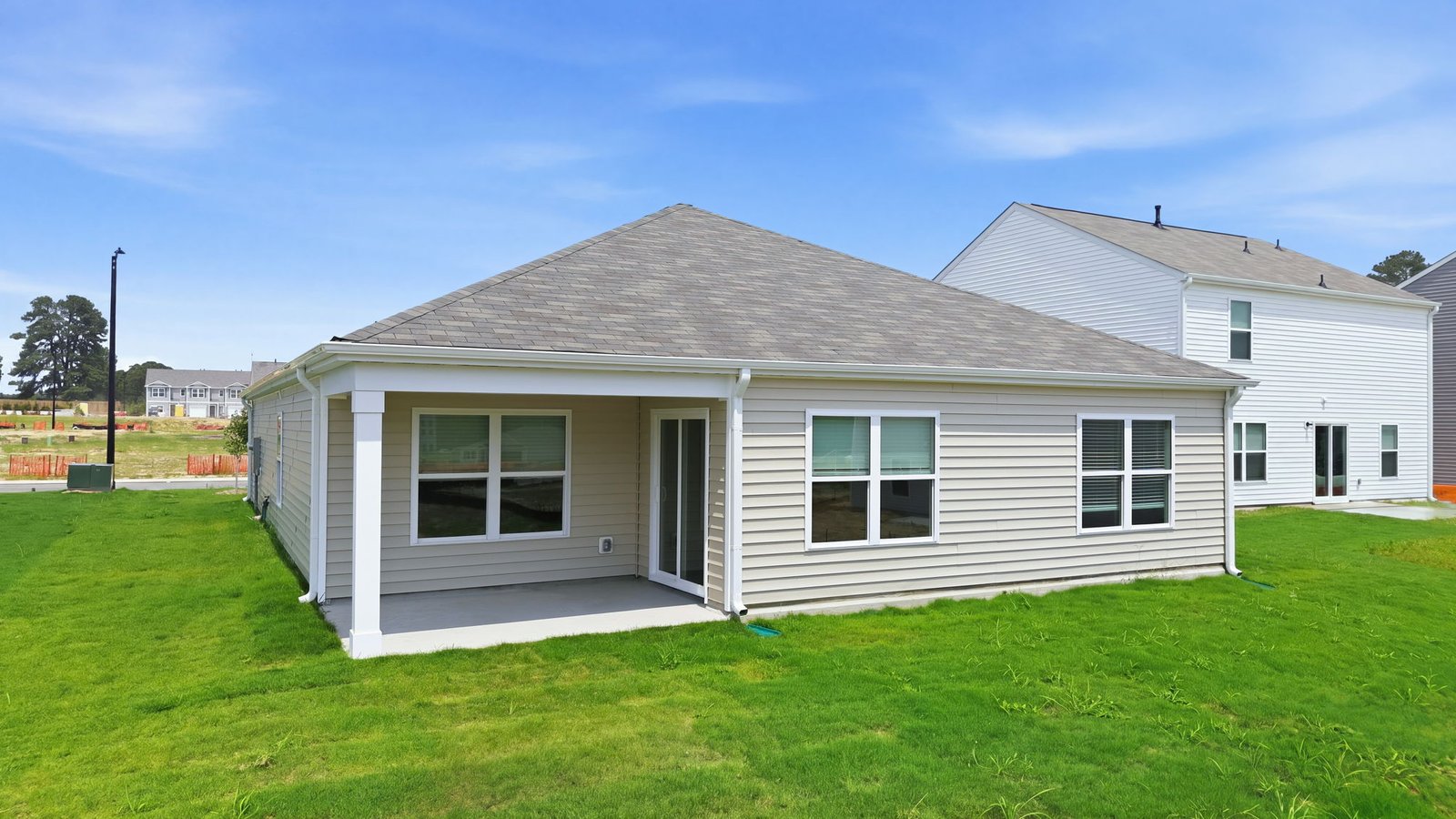 rear view of home and covered patio