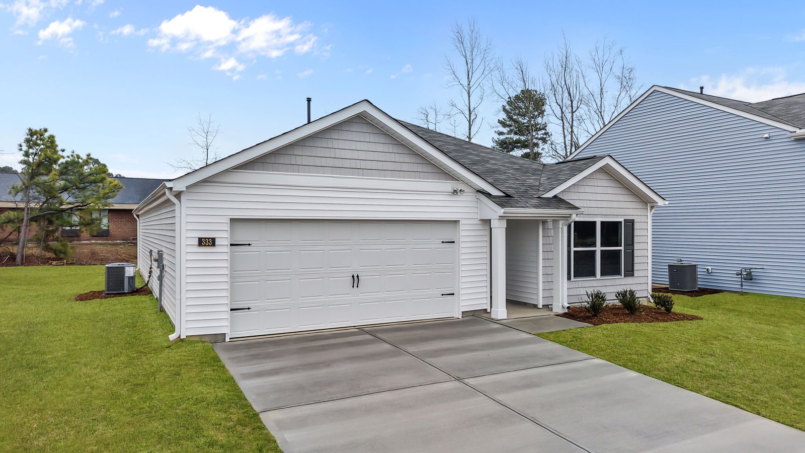 Front exterior of one story home