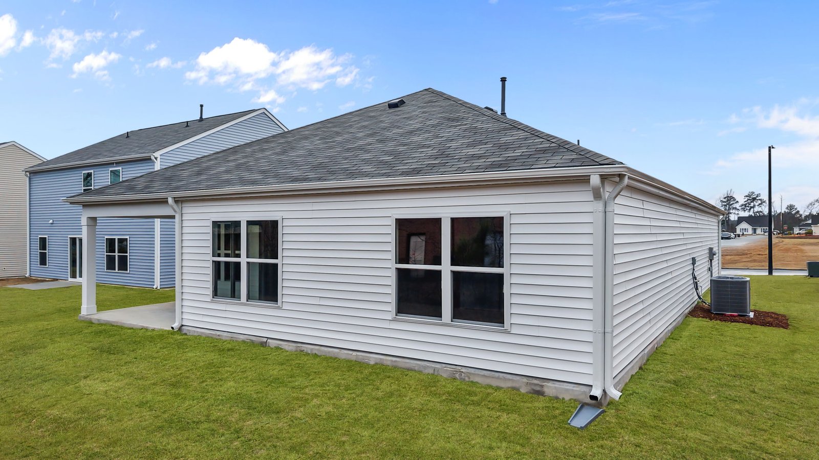 rear exterior of home