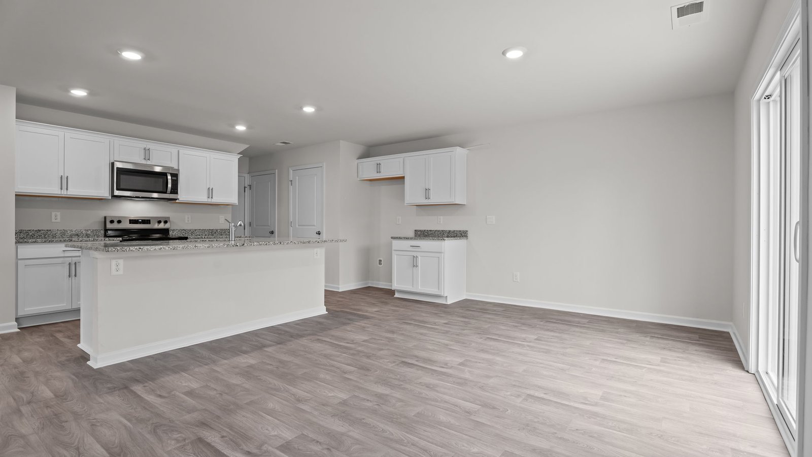 dining area and kitchen