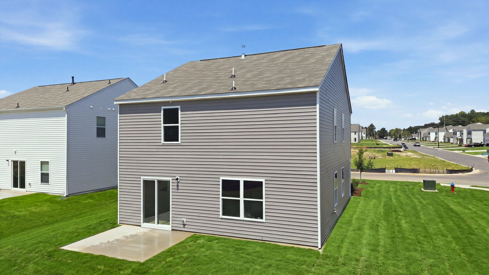 rear view of back of home