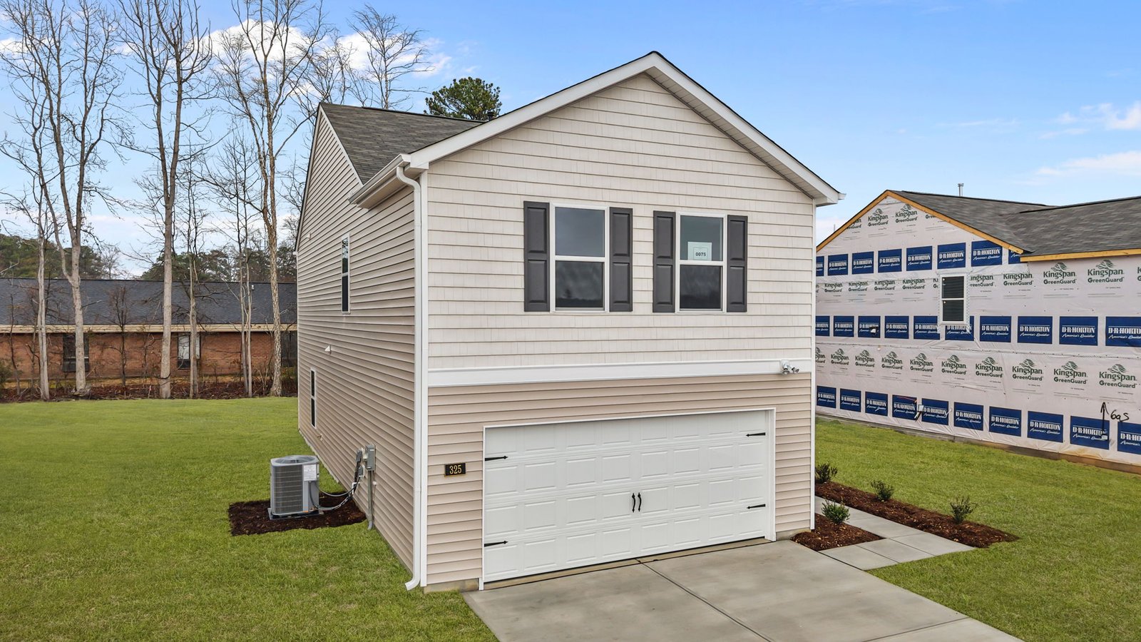 front exterior of two story home