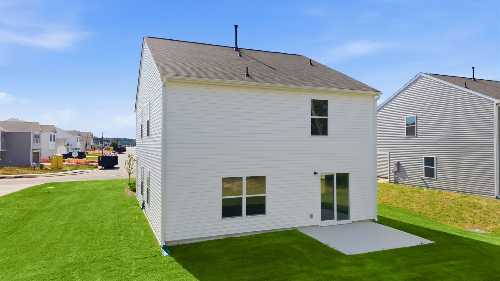 rear view of home