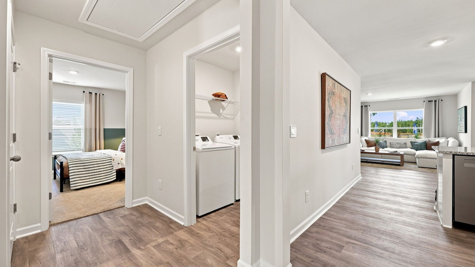 hallway view