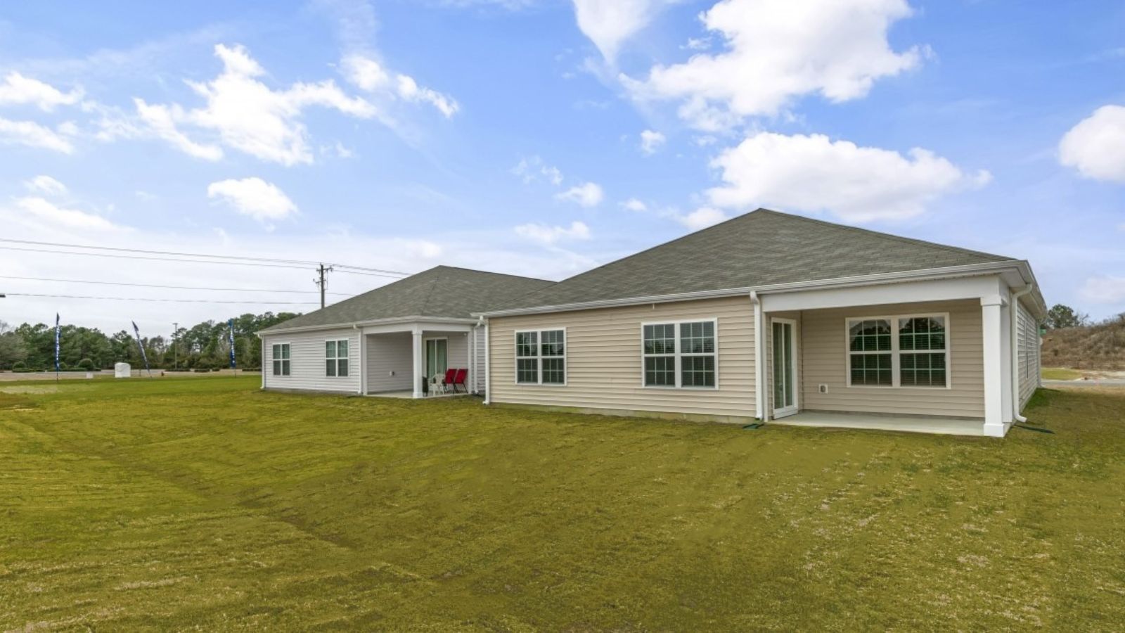 representational photo of rear view of home