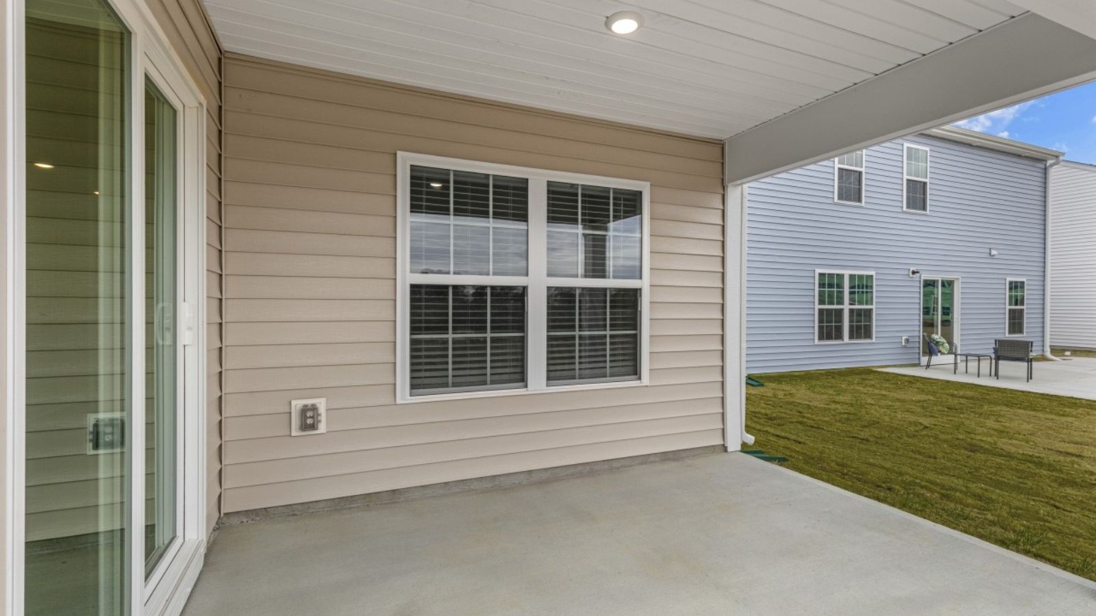 representational photo of rear view of home