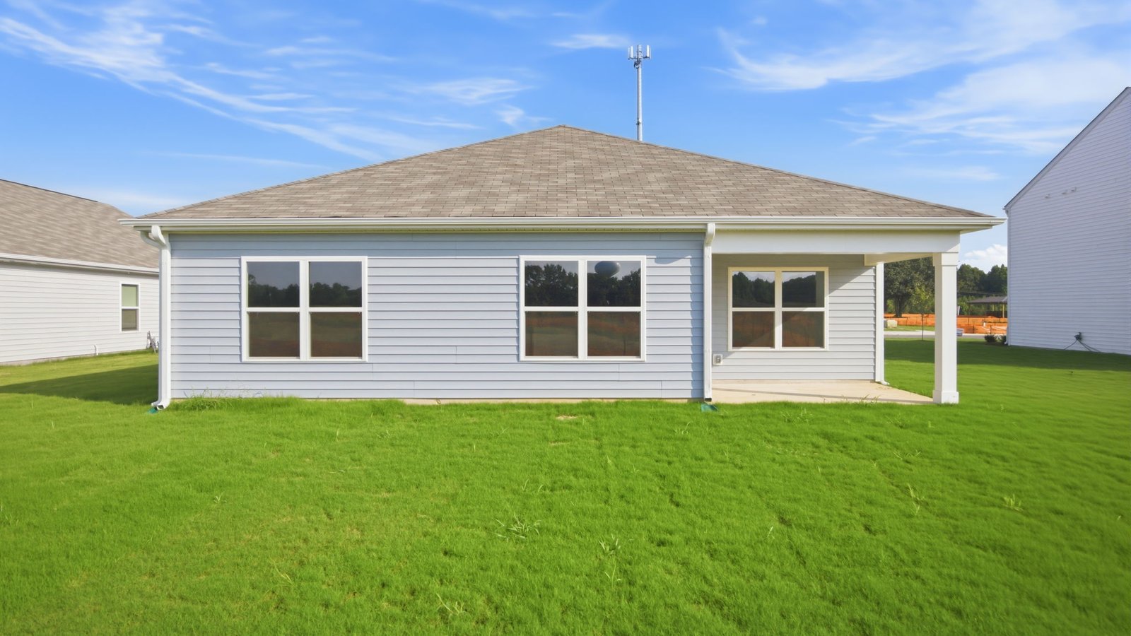 rear view of home