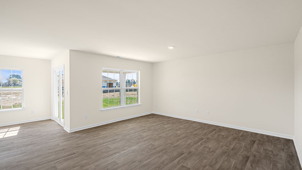 Open-concept living area