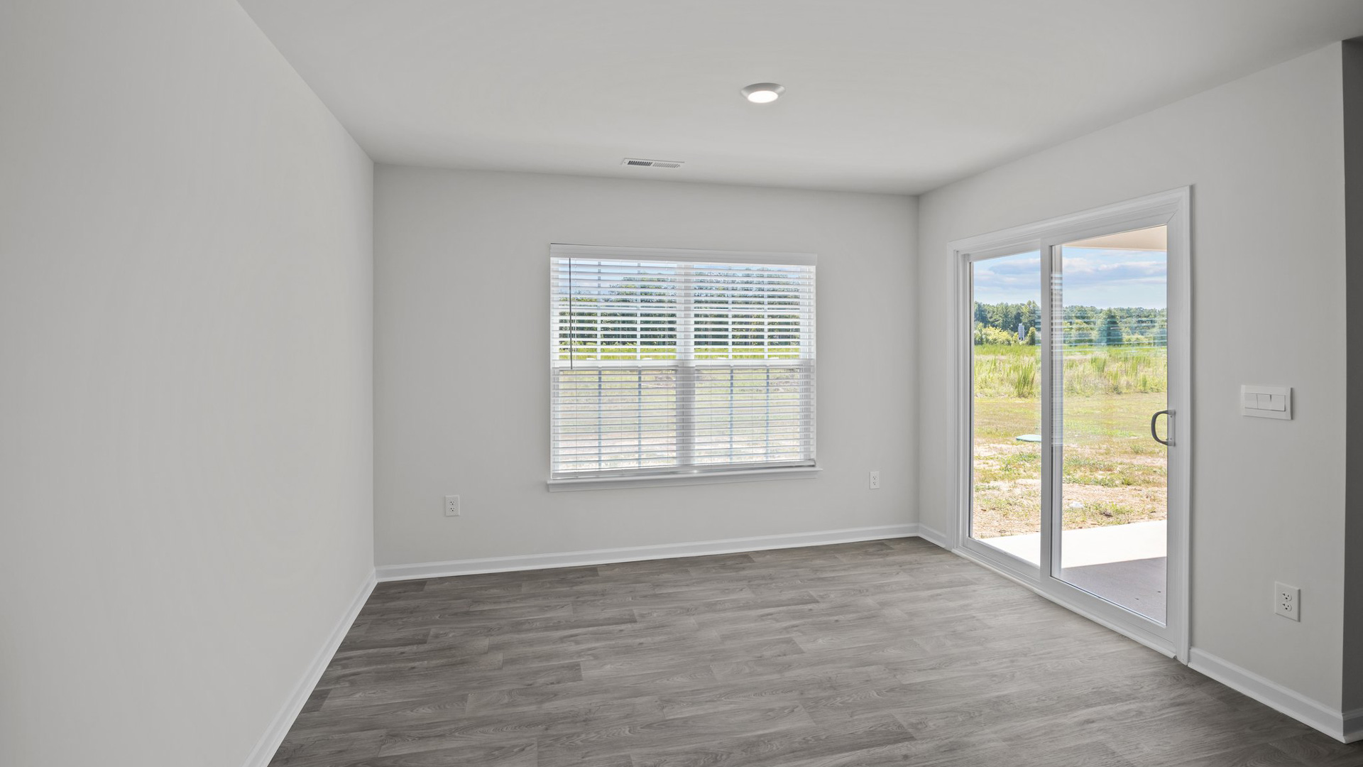 breakfast area with sliding glass doors