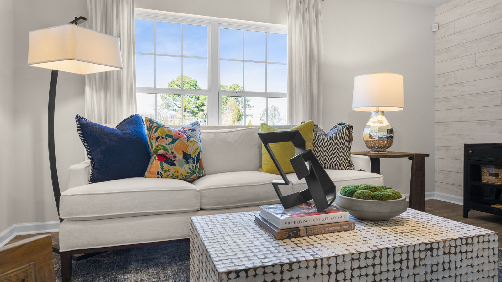 Open-concept living room