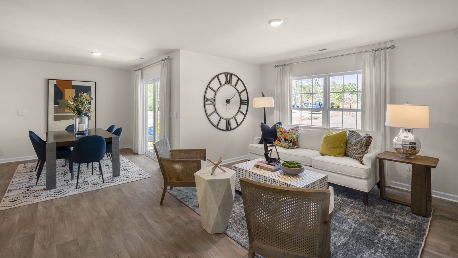 Open-concept living room