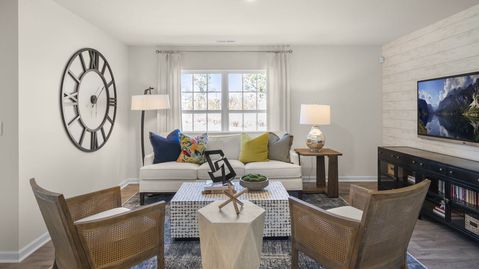 Open-concept living room