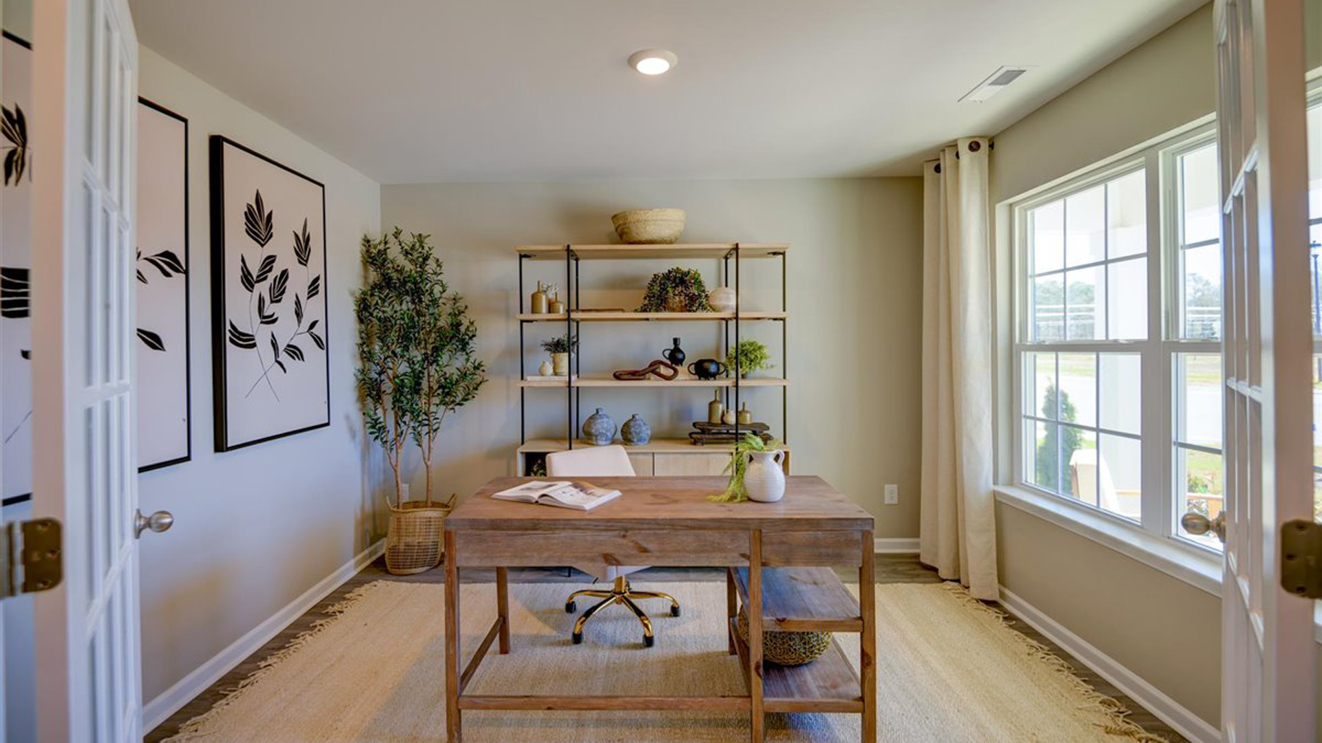 front office with large windows