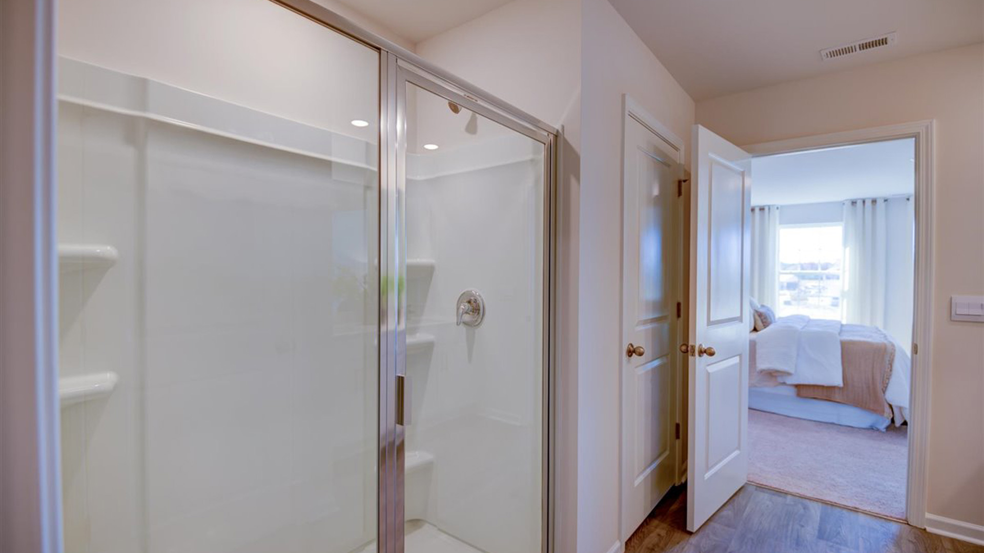 primary bathroom walk in shower