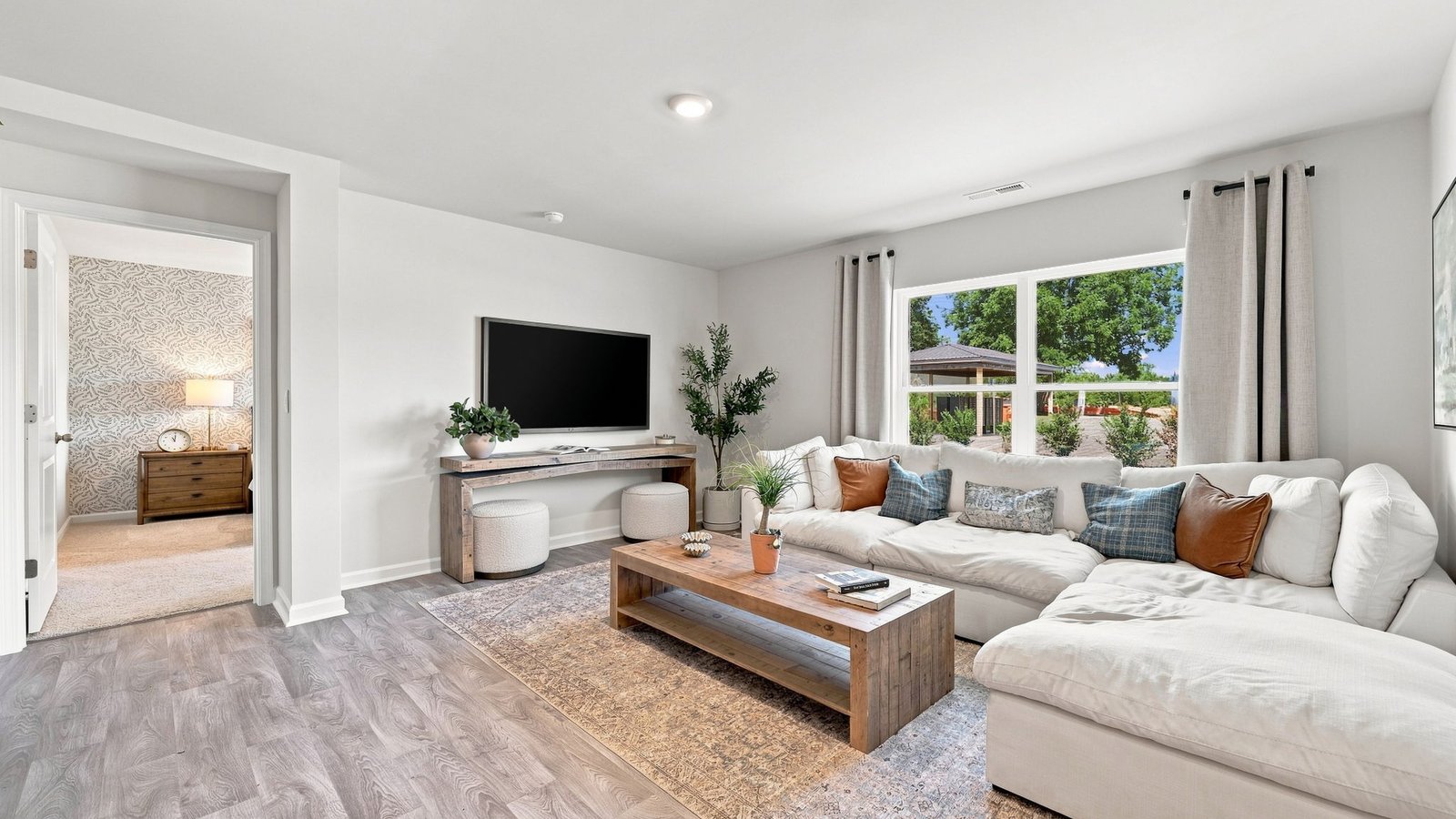open concept living area