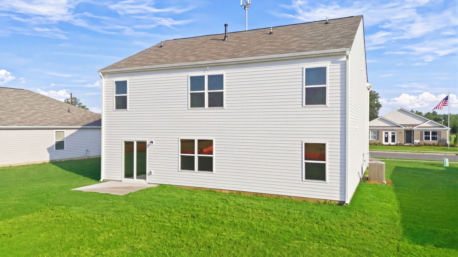 rear view of home