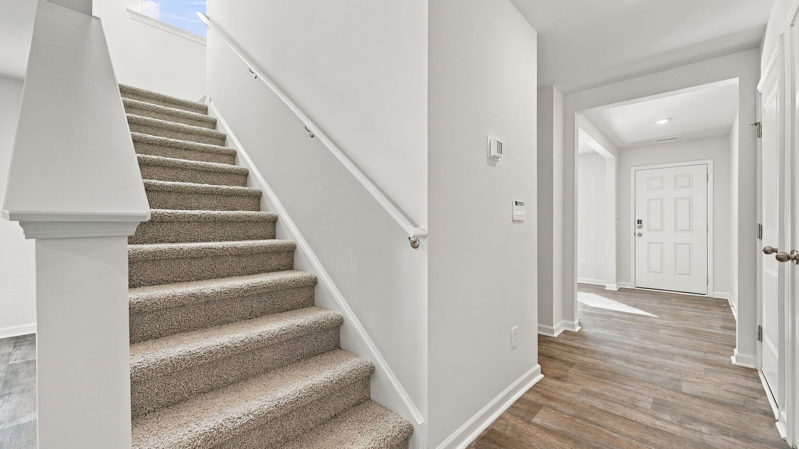 stairs and hallway view