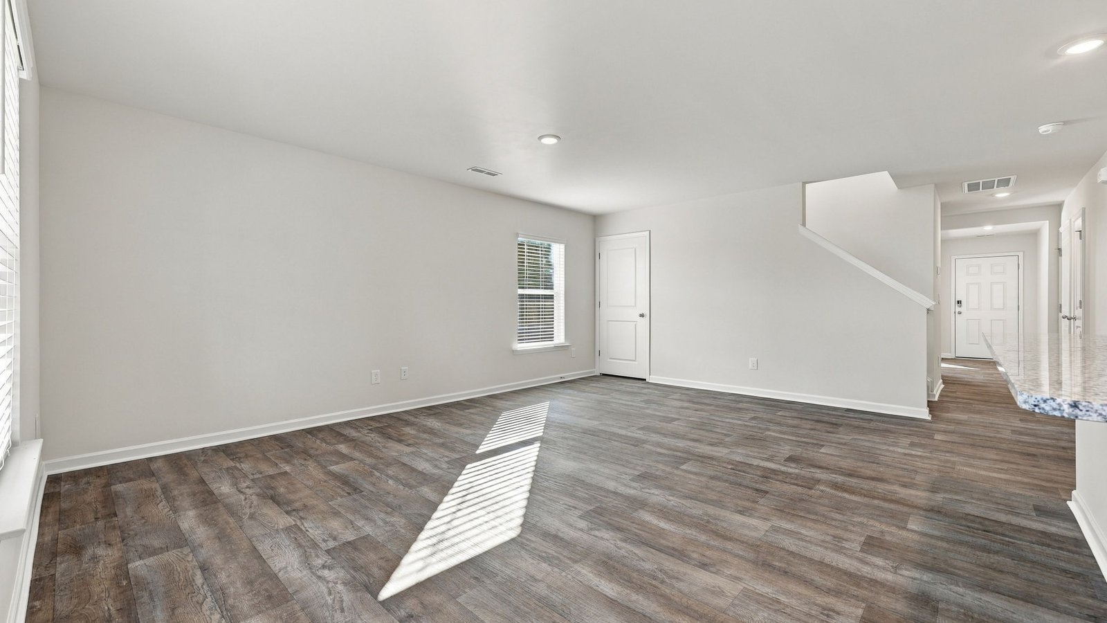 open concept living area