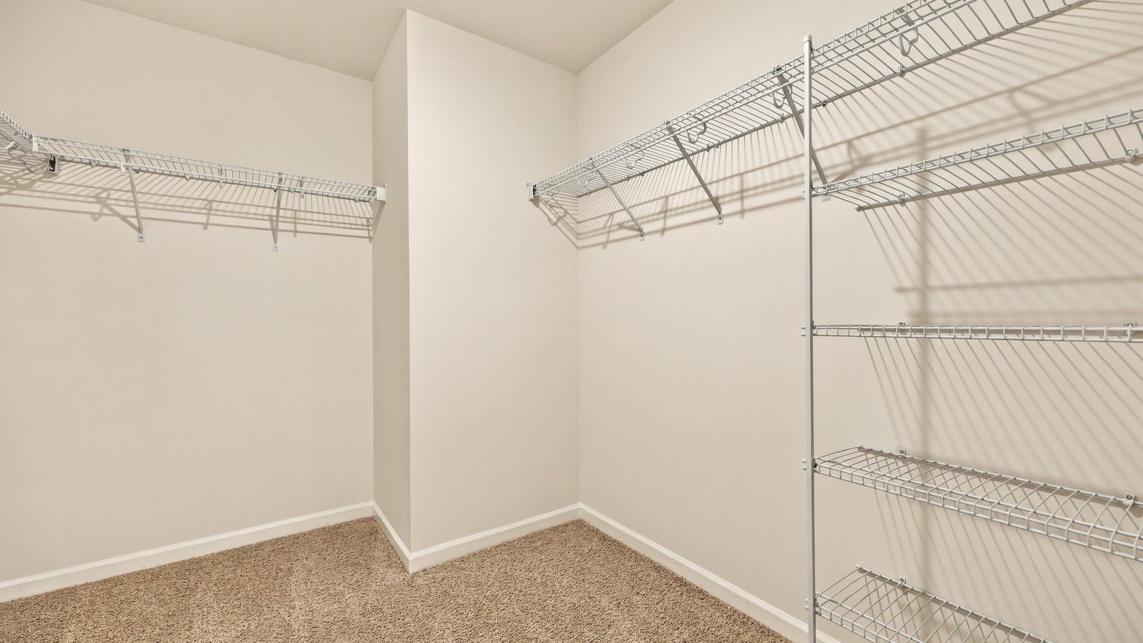 walk-in closet area
