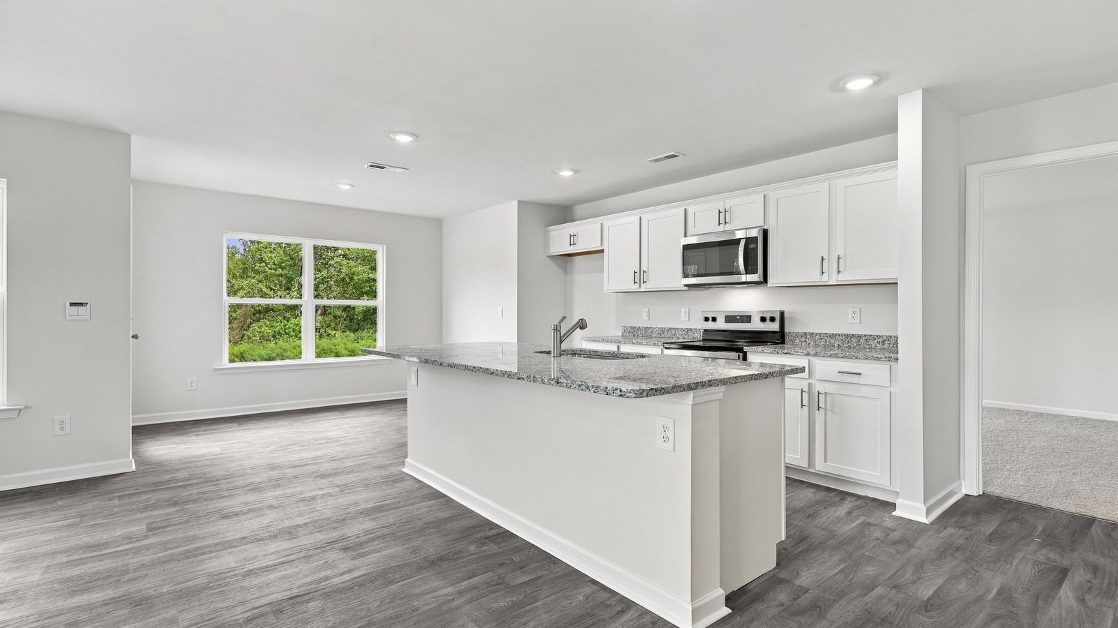 open concept living space