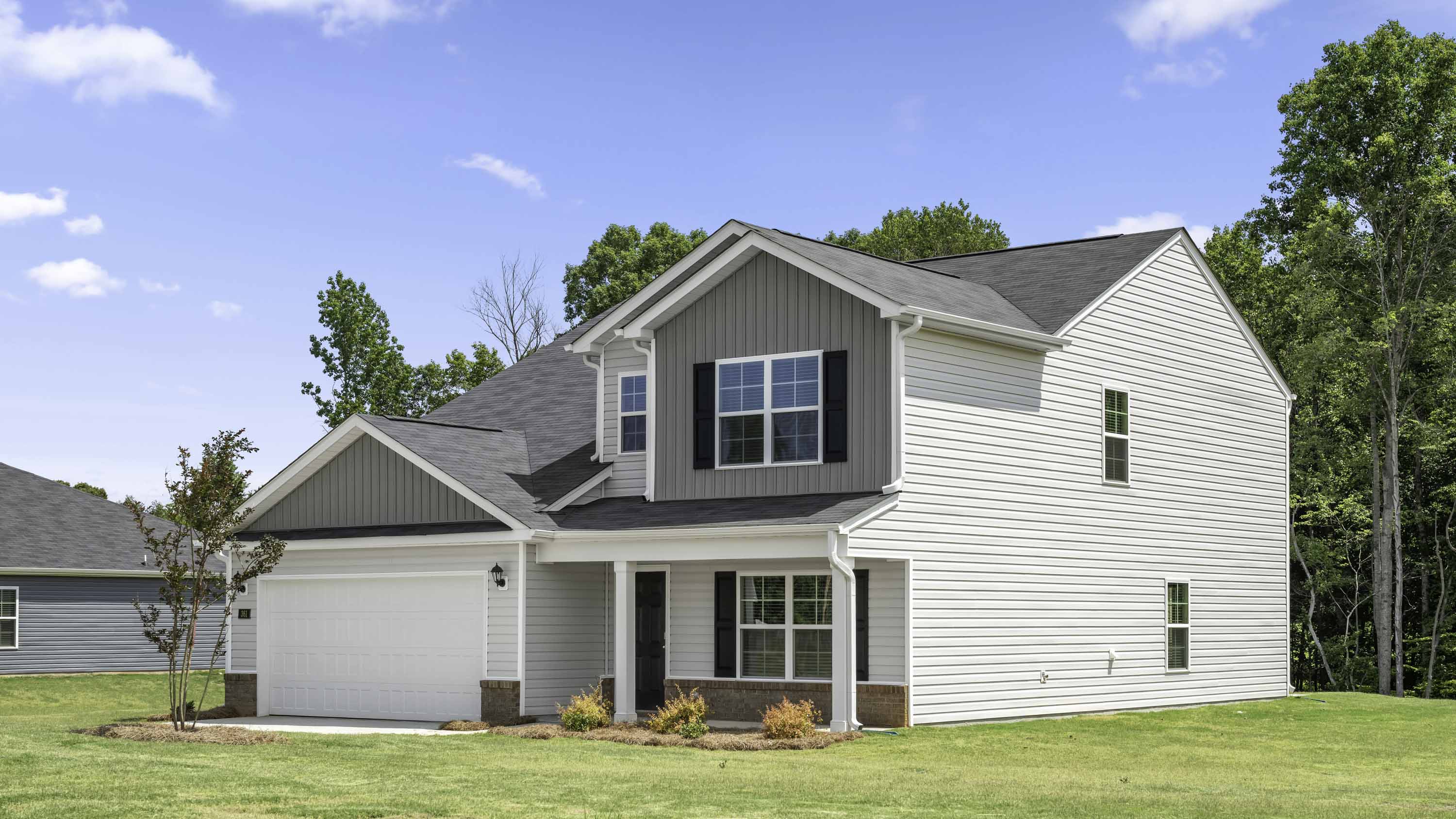 representational front exterior of home