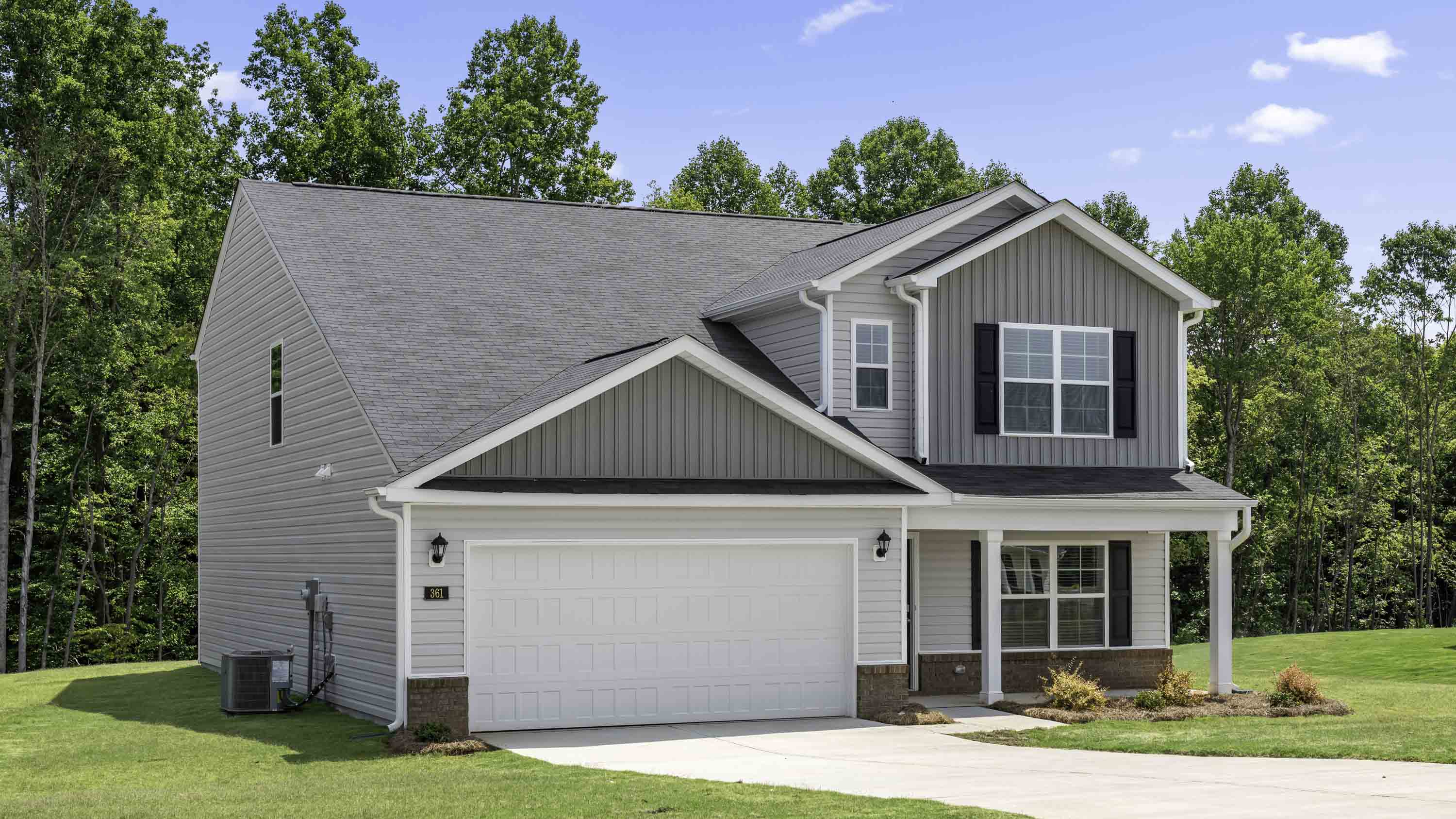 representational front exterior of home