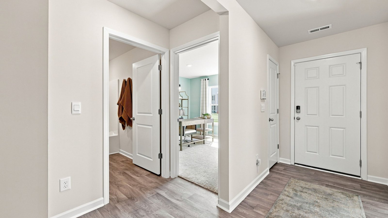 hallway at front of home