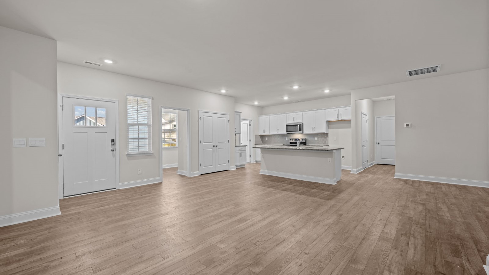 open space and living area