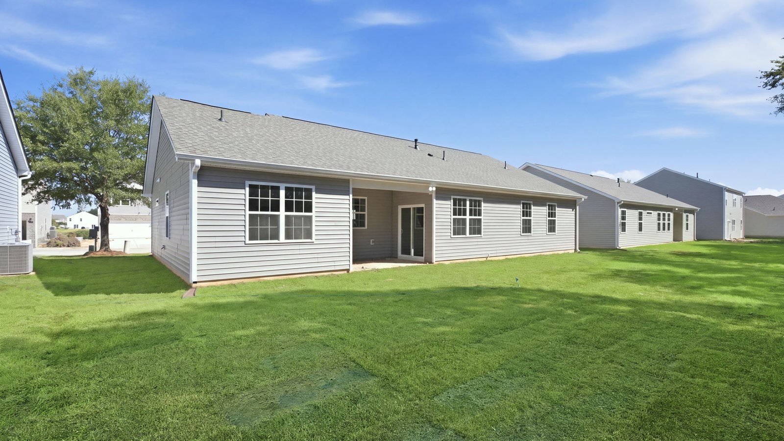 rear view of home and back yard