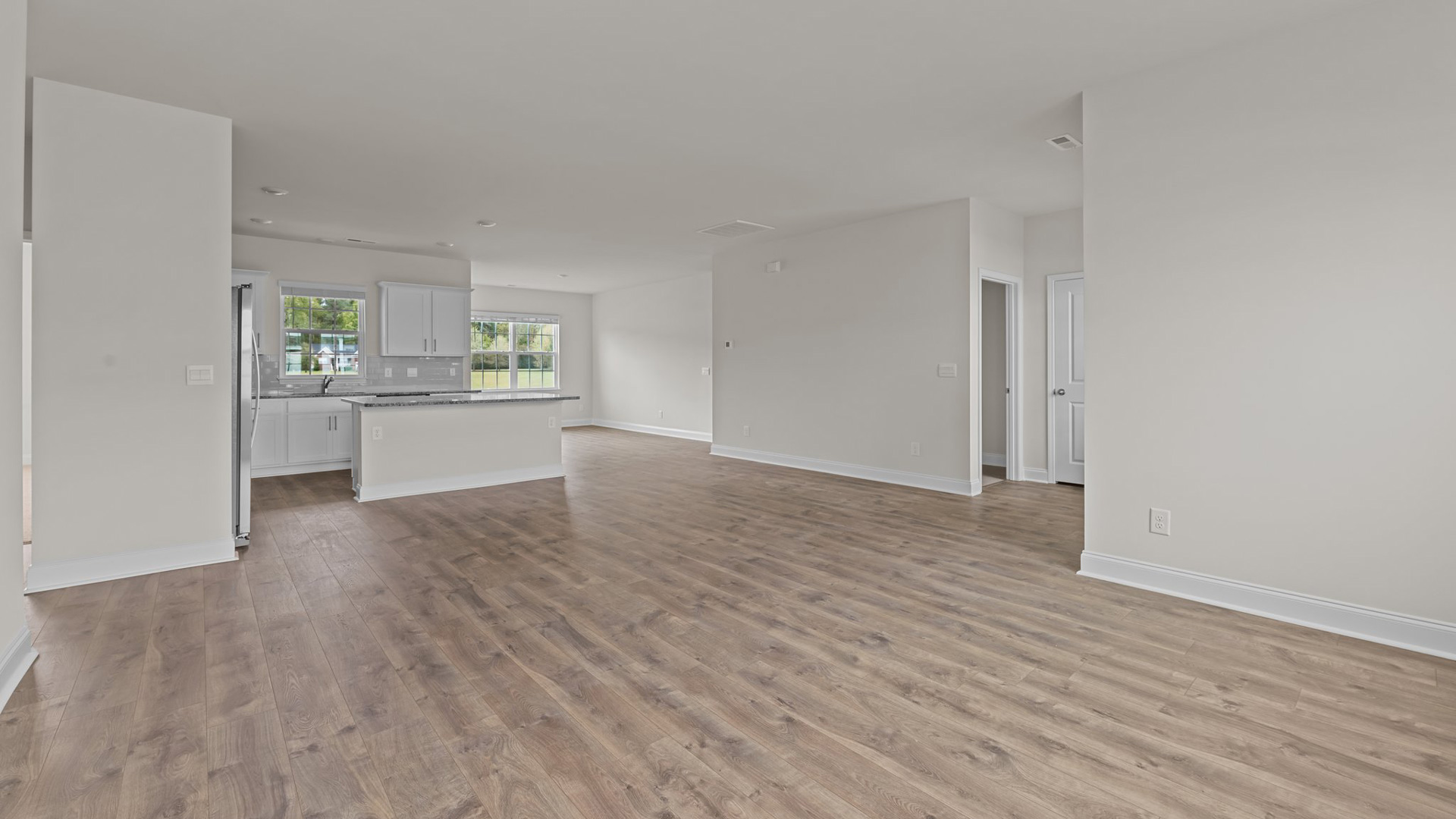 Open-concept living area