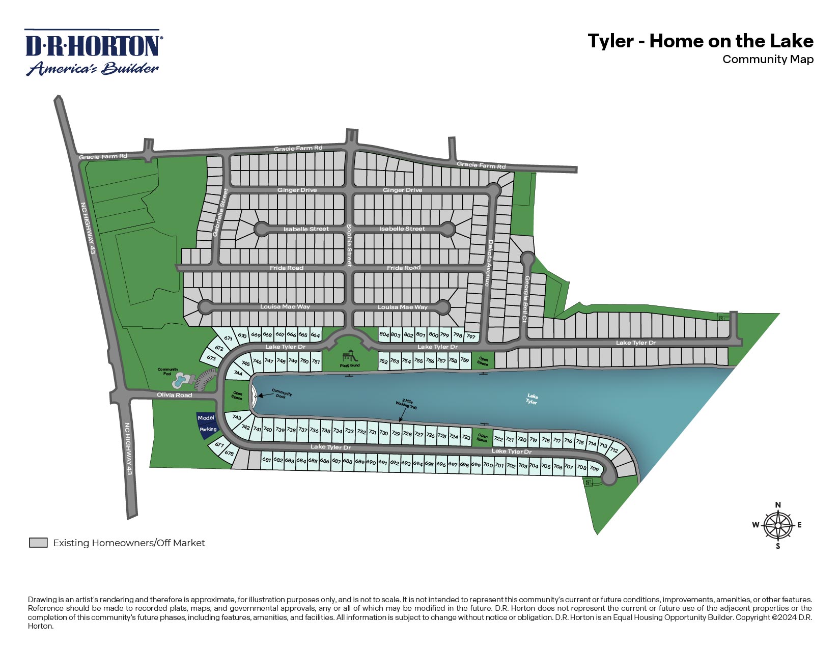 New Homes in Tyler Home On The Lake New Bern, NC D.R. Horton