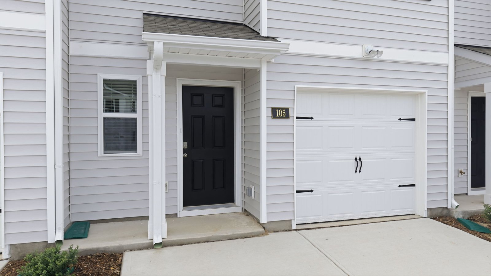front porch of townhome