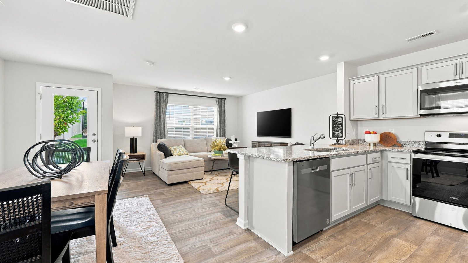 open concept living space