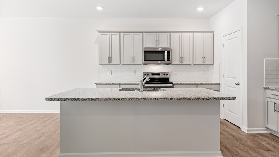 kitchen with granite counters