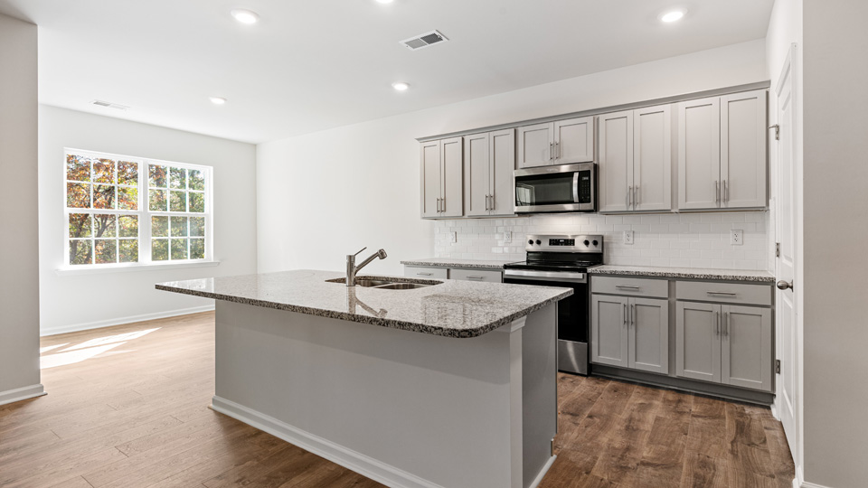 kitchen with granite counters
