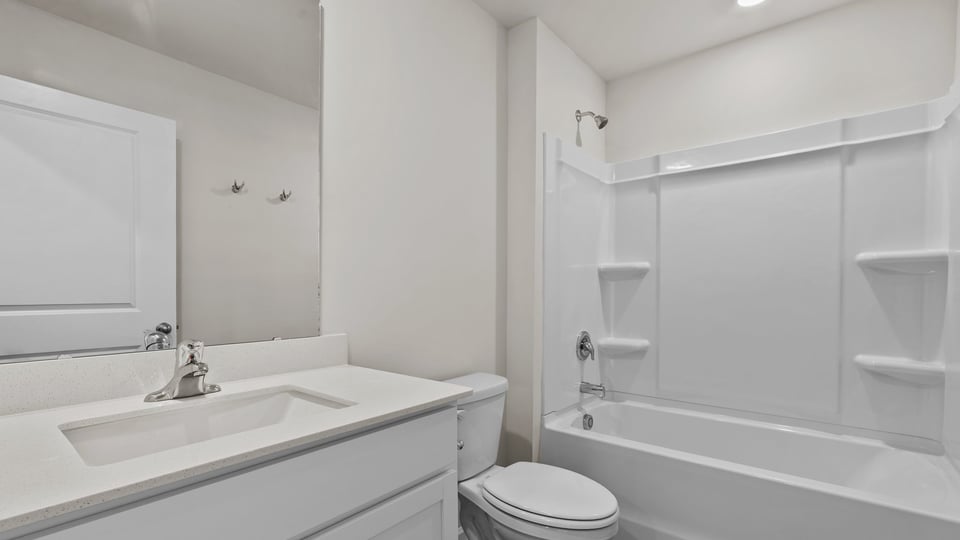 Bathroom with quartz countertops