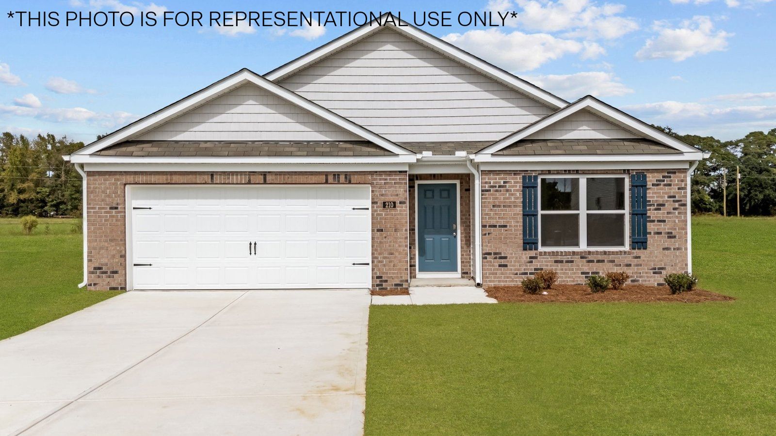 * Photos are not of actual home or interior features and are representative of floor plan only. *