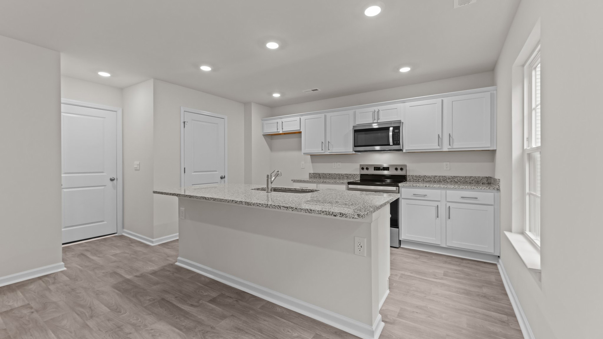 kitchen area with stainless steel appliances