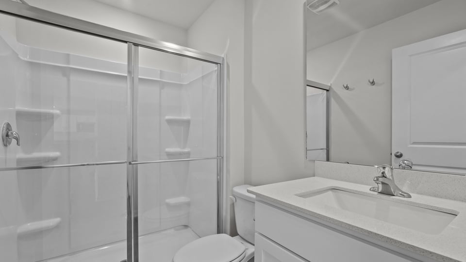 Bathroom with quartz counters
