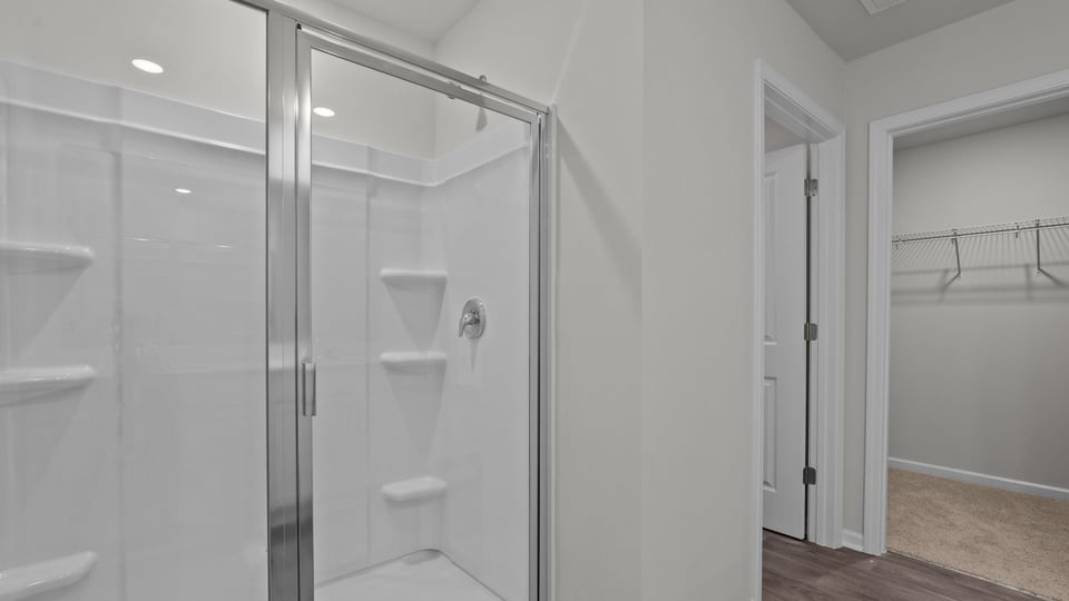 Primary bathroom with walk-in shower