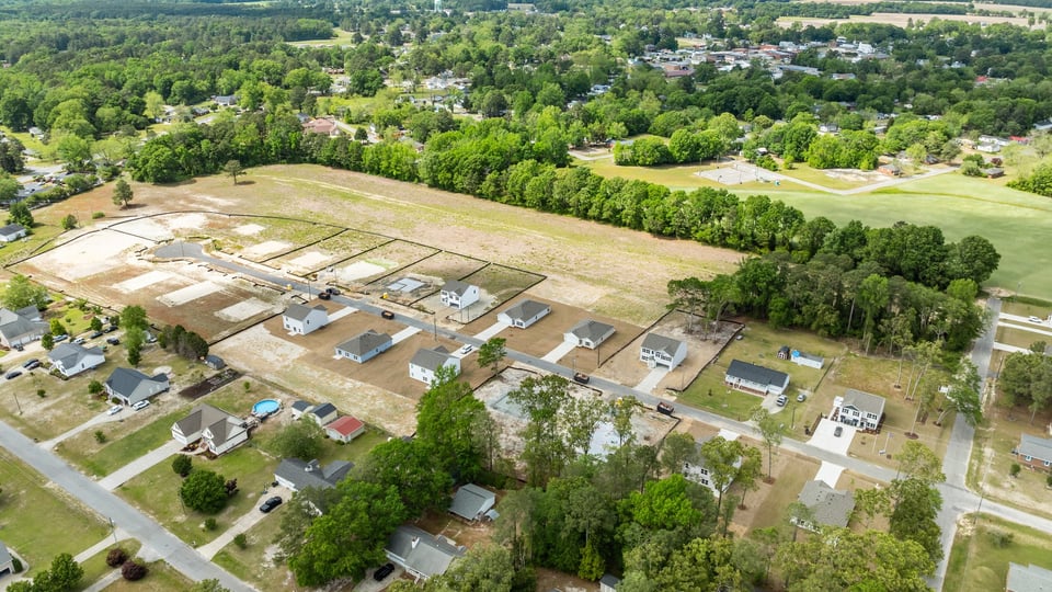 Aerial photos of Blair Ridge * Photos are not of actual home or interior features and are representative of floor plan only. * Public (Primary)