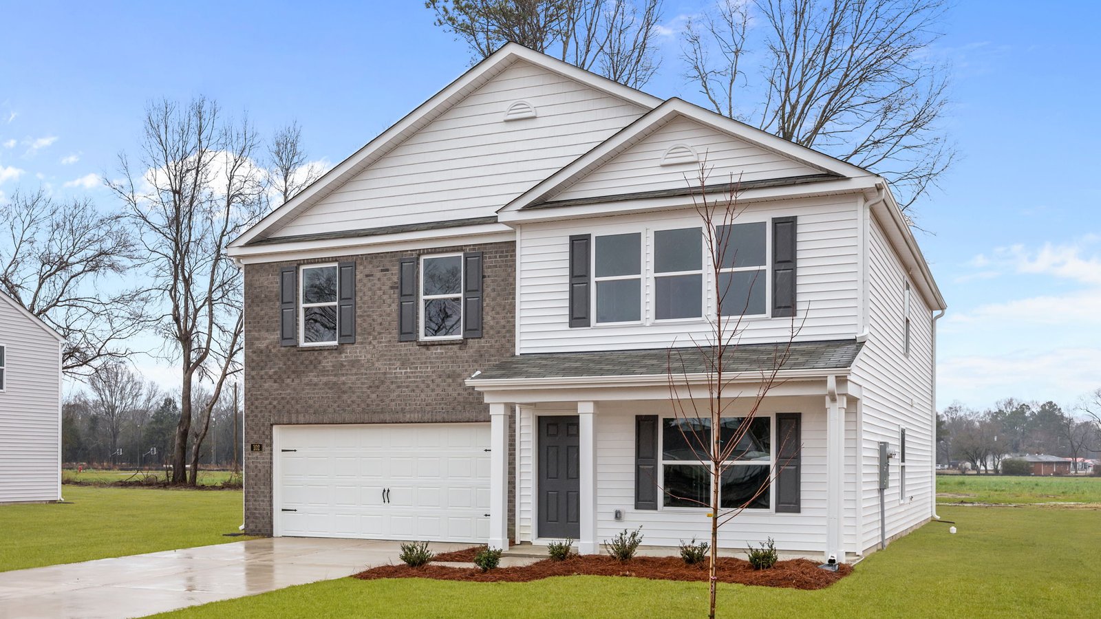 front exterior two story home