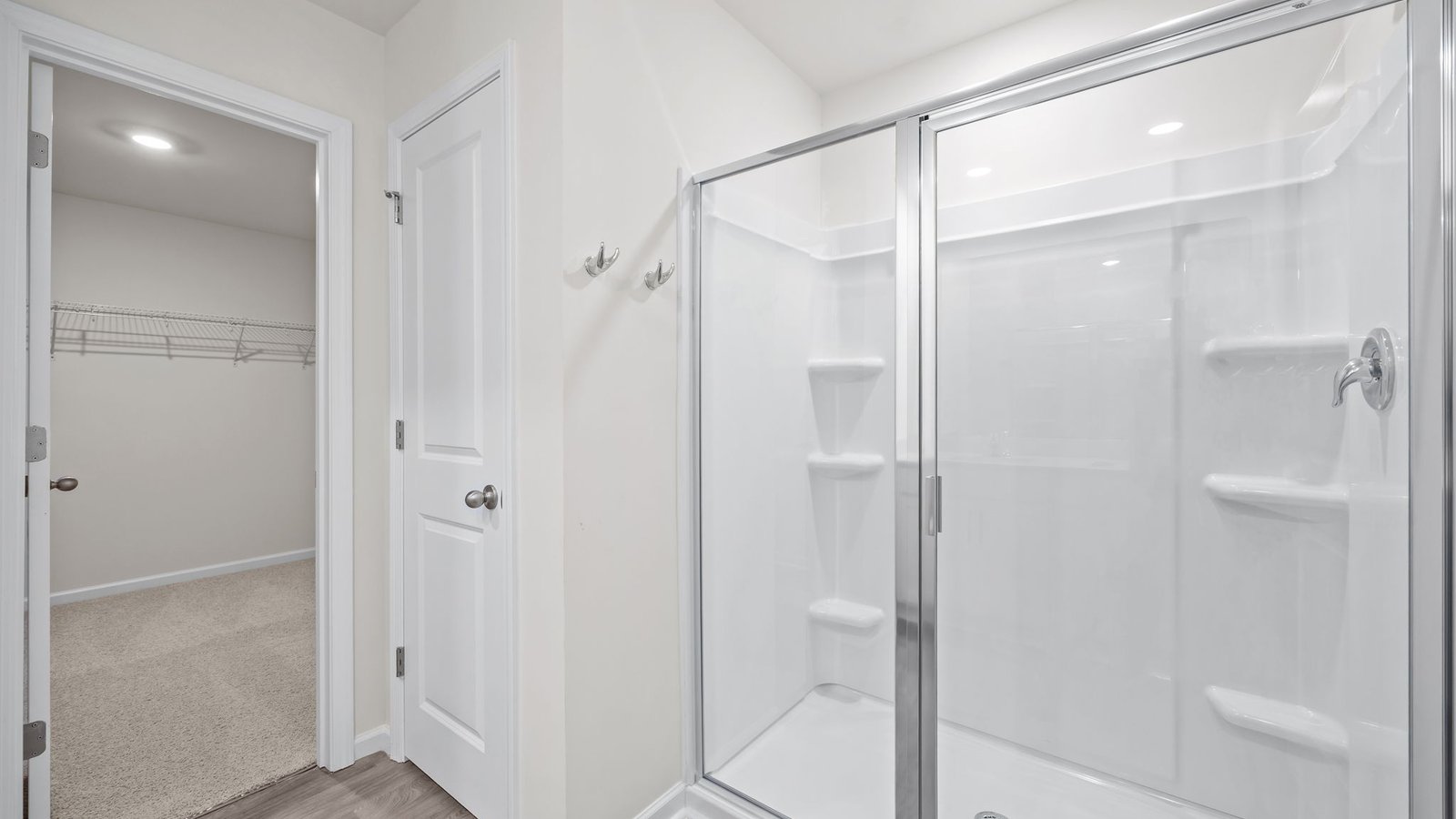 primary bathroom walk in shower