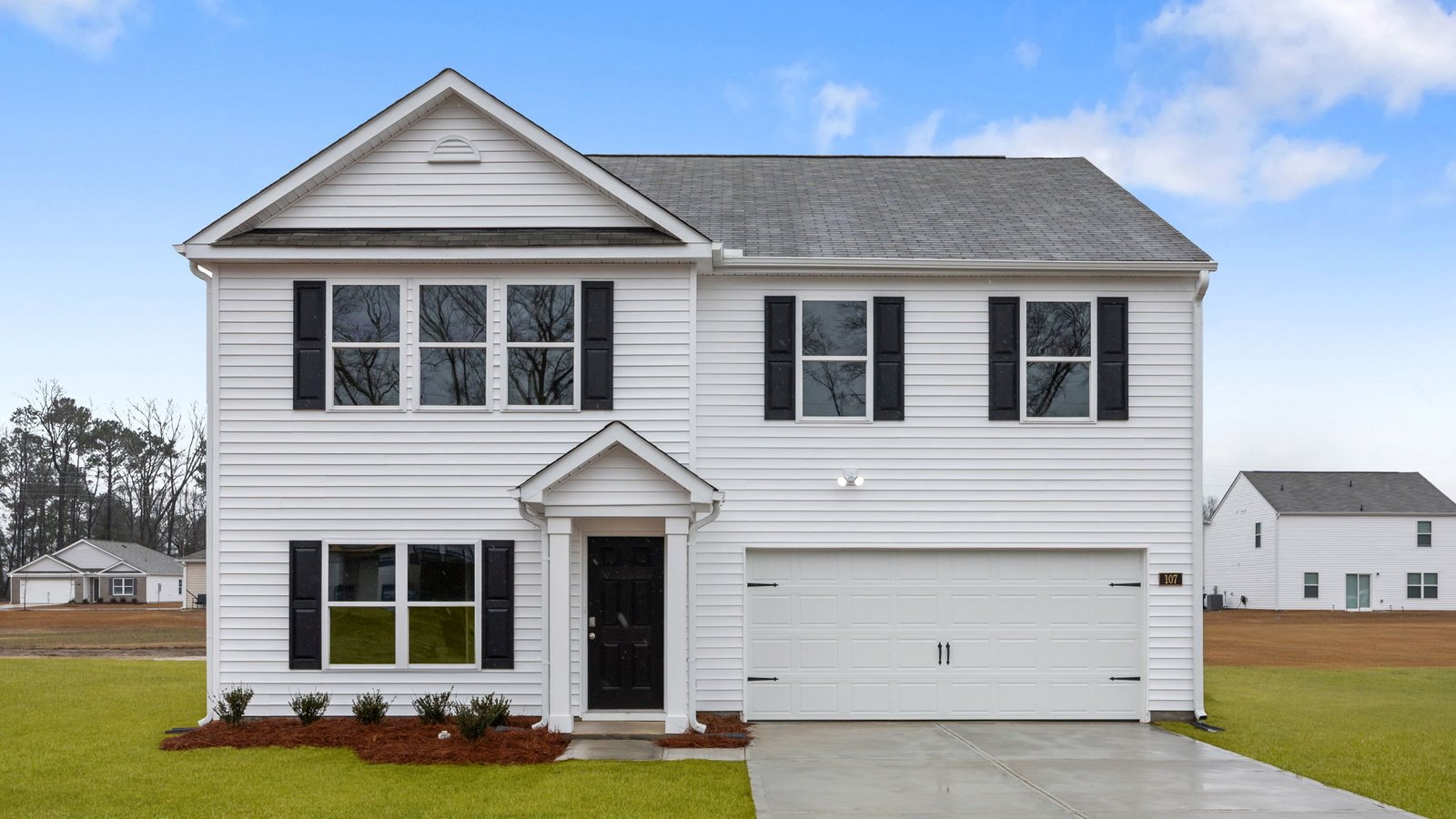 Front exterior two story home