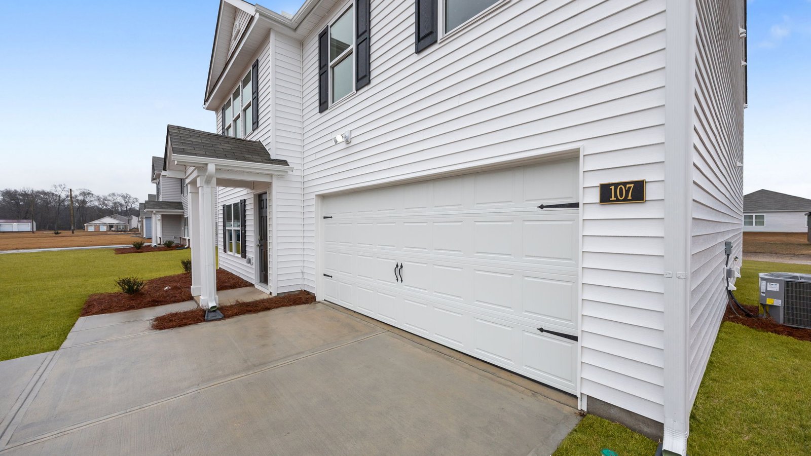 two car garage exterior