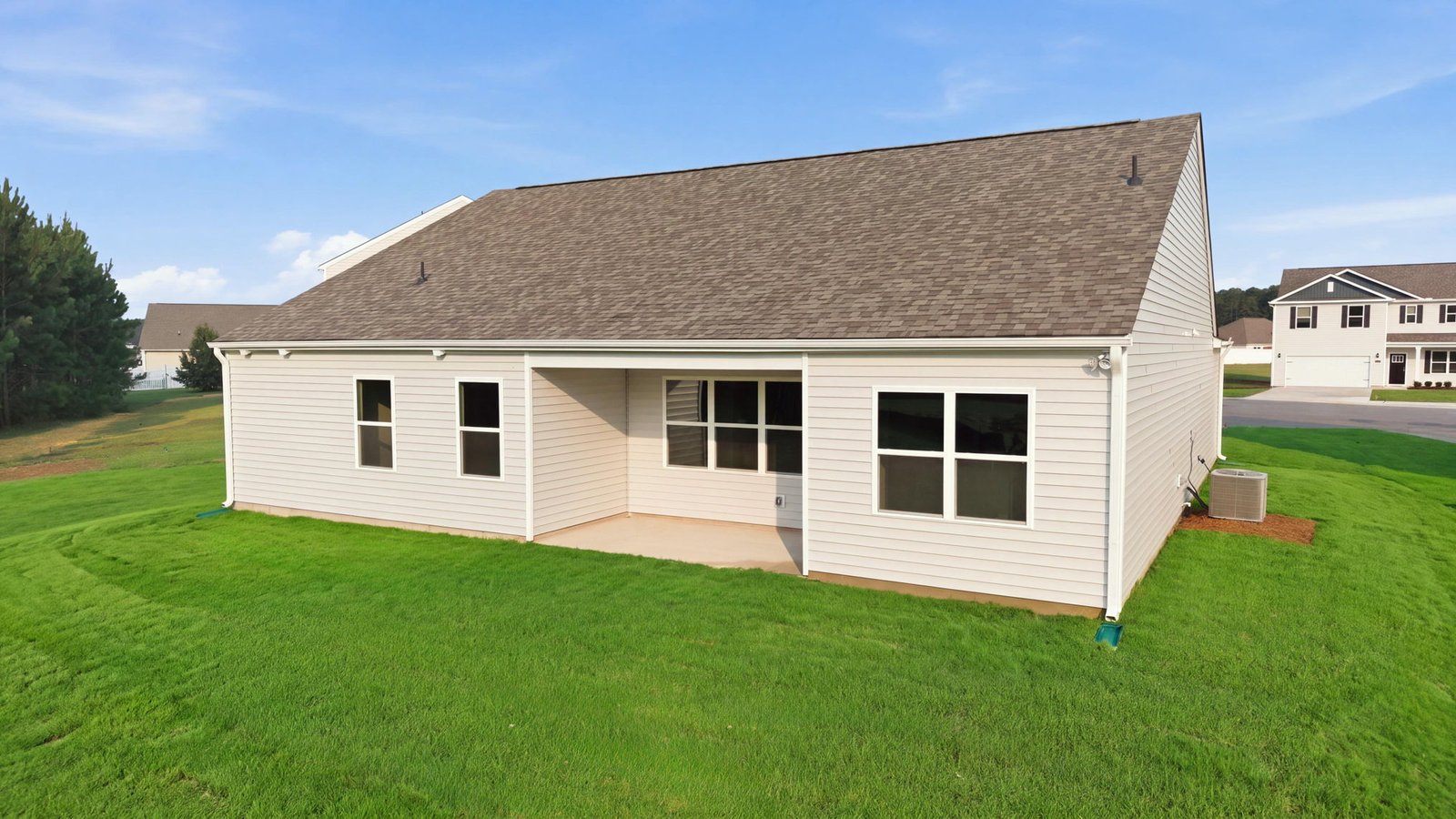 rear view of home