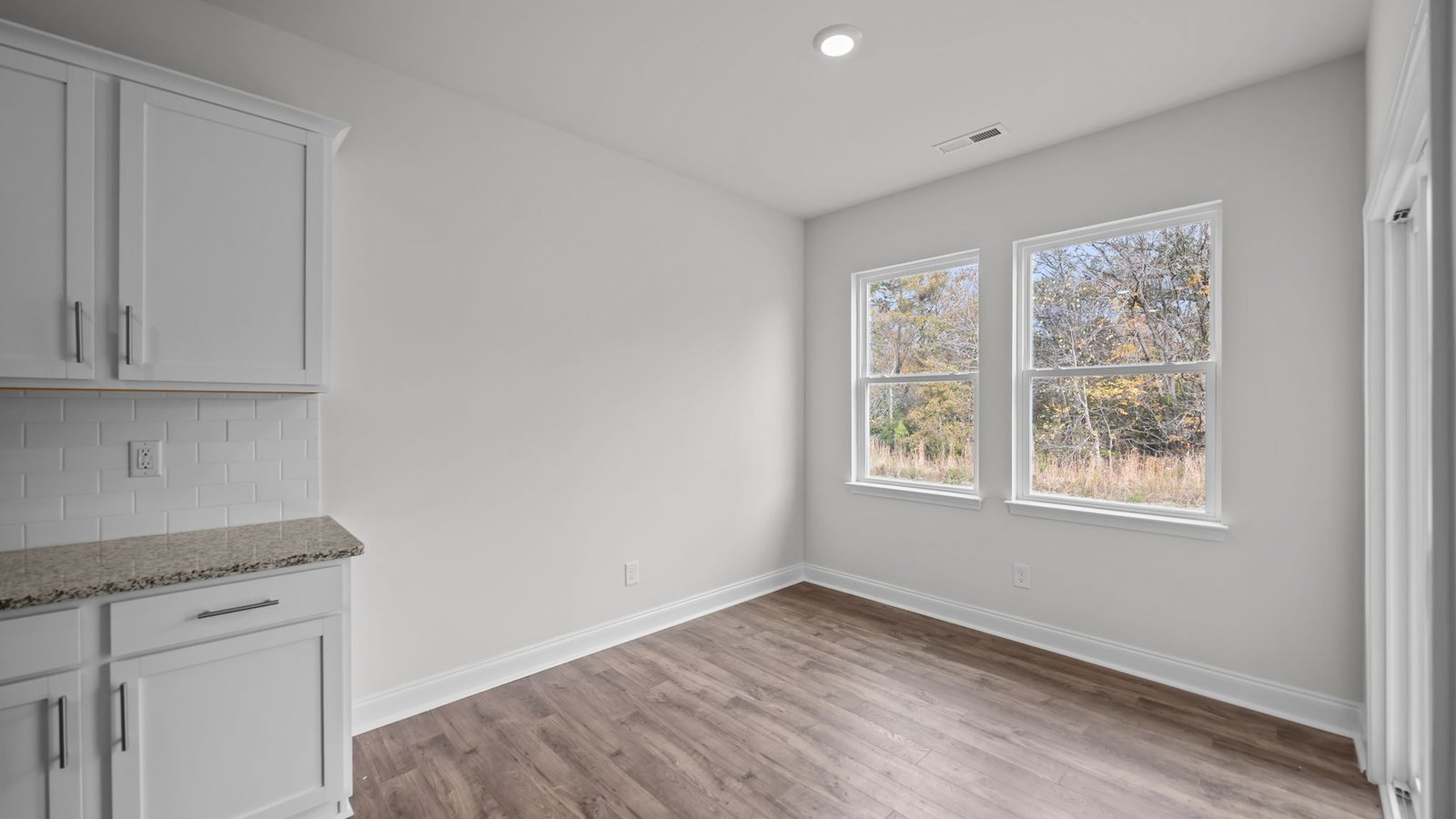 Open-concept dining area