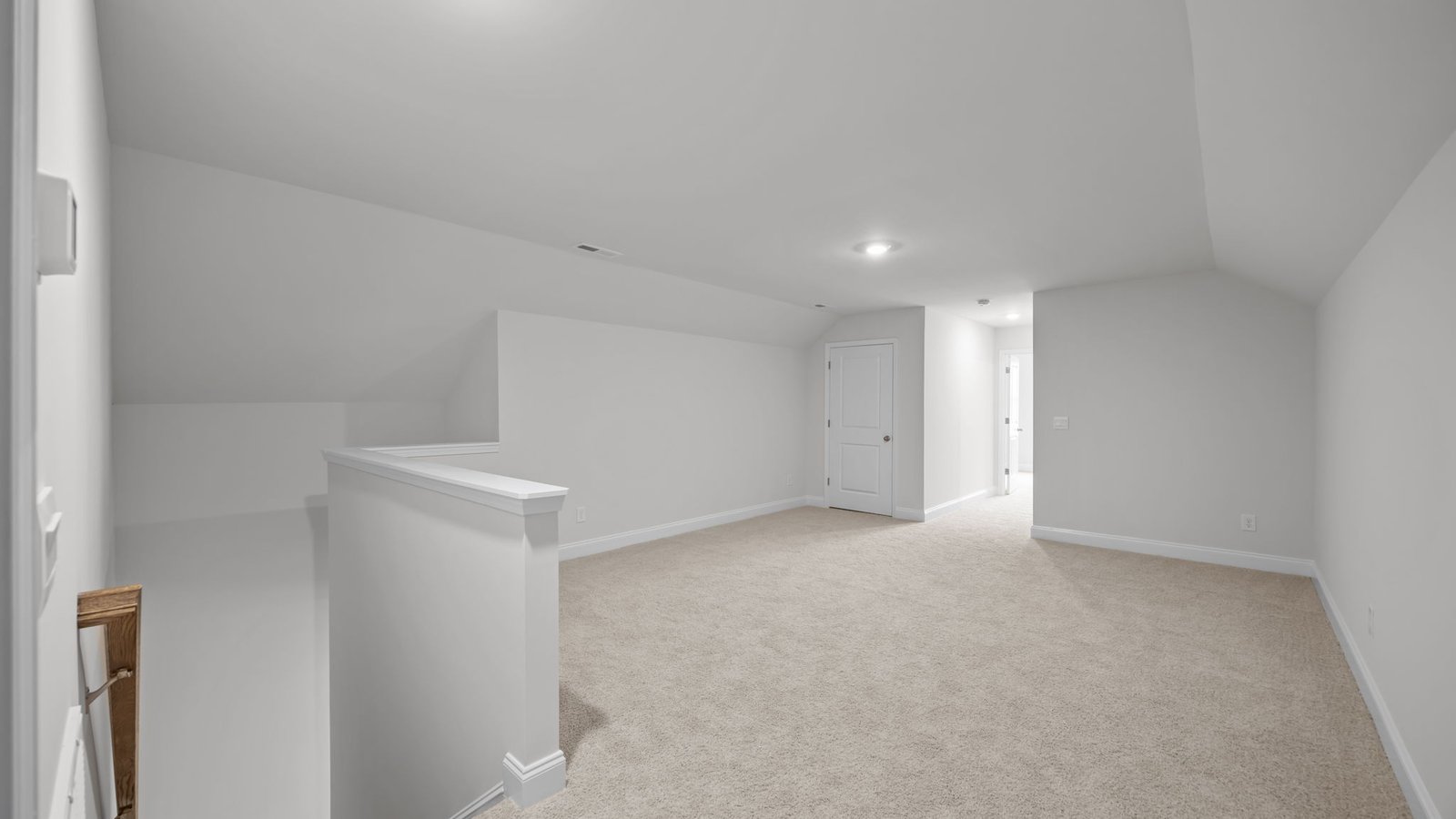 Optional 2nd story loft with carpet flooring