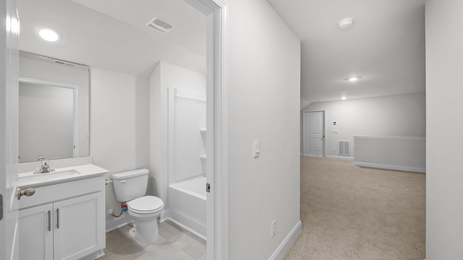 Bathroom with quartz counters