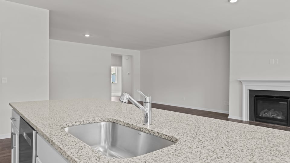 kitchen island view